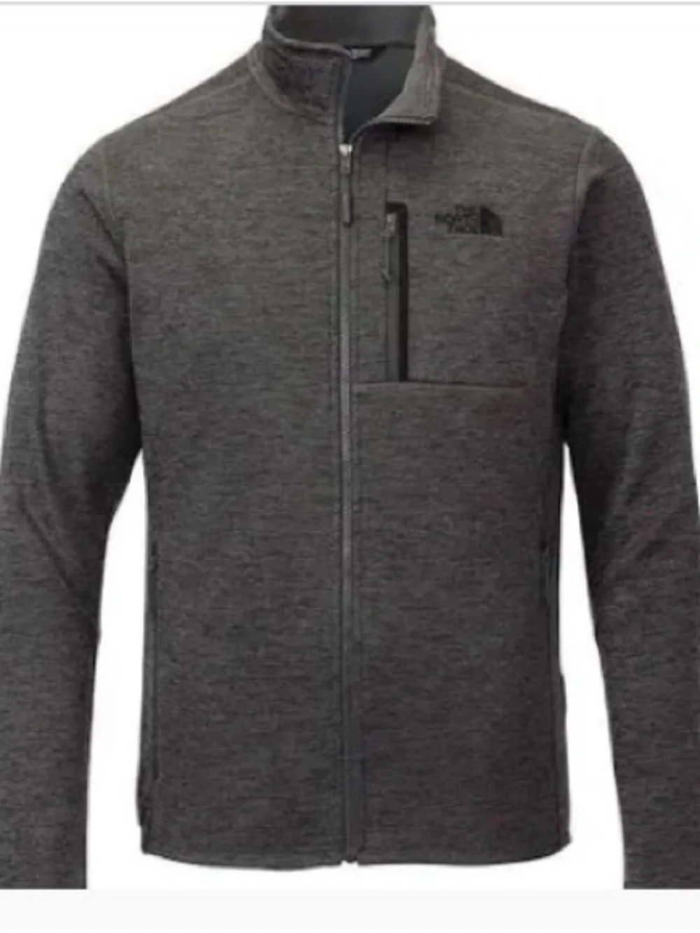The North Face Men's Heather Charcoal Full-Zip Jacket